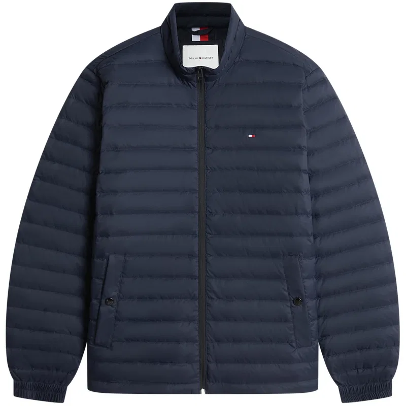Мужская куртка-пуховик с воротником-стойкой Tommy Hilfiger, Navy Blue DW5