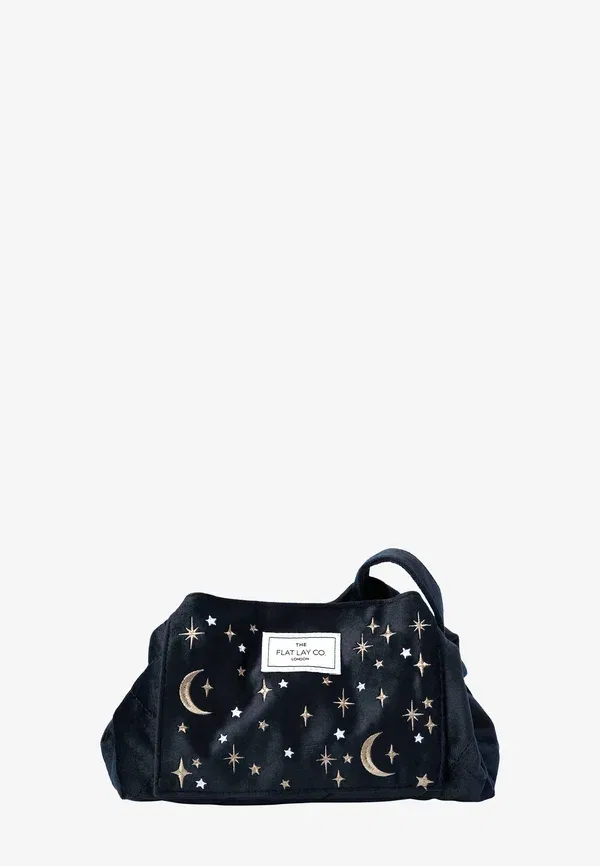 Косметичка с кистями Drawstring flat lay makeup bag, The Flat Lay Co., Celestial Blue