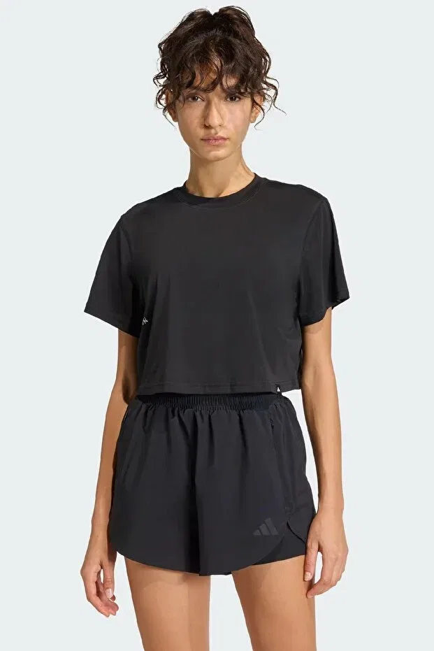Женская футболка с быстросохнущей тканью Adidas, Black