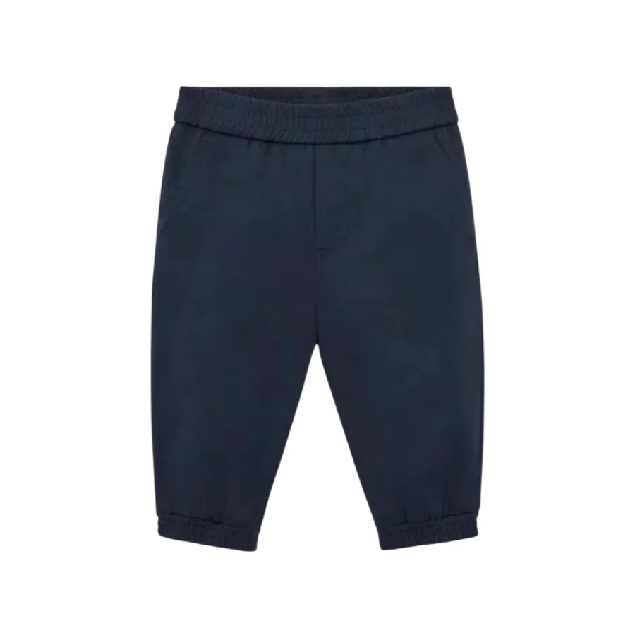 Брюки хлопковые с логотипом Moncler, Blue