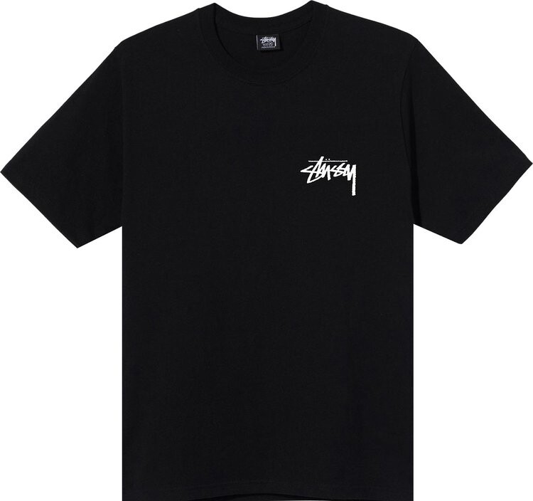 

Футболка Stussy Peace Sign Tee 'Black', черный