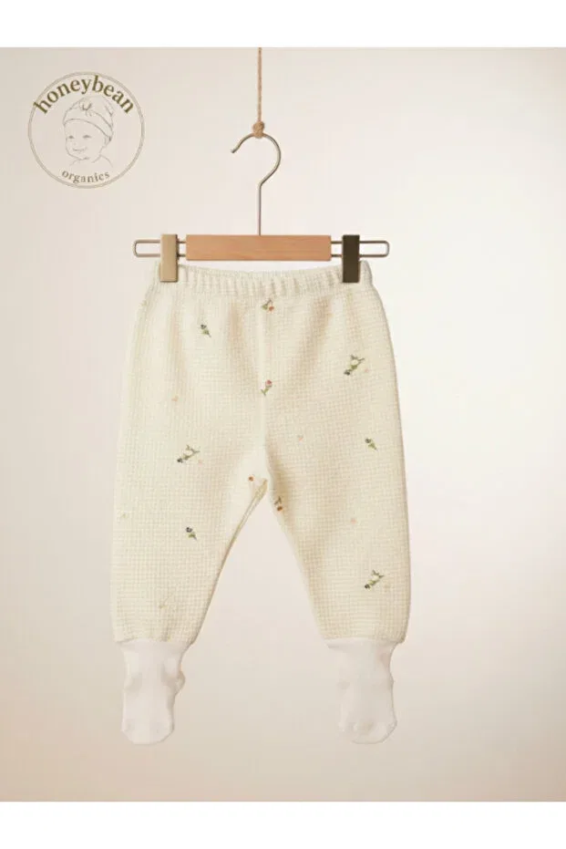 Детские брюки для девочек с принтом Honeybean Colbi Baby, Nude Color