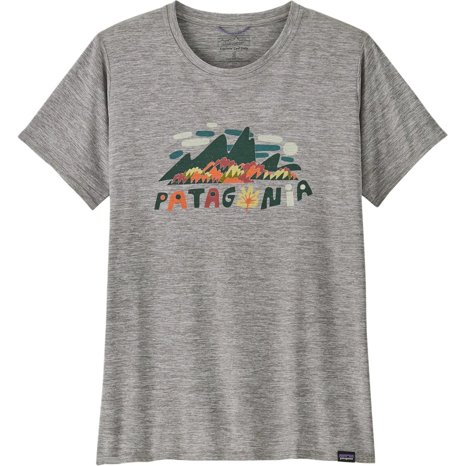 Женская футболка с принтом Patagonia, Mountain Print