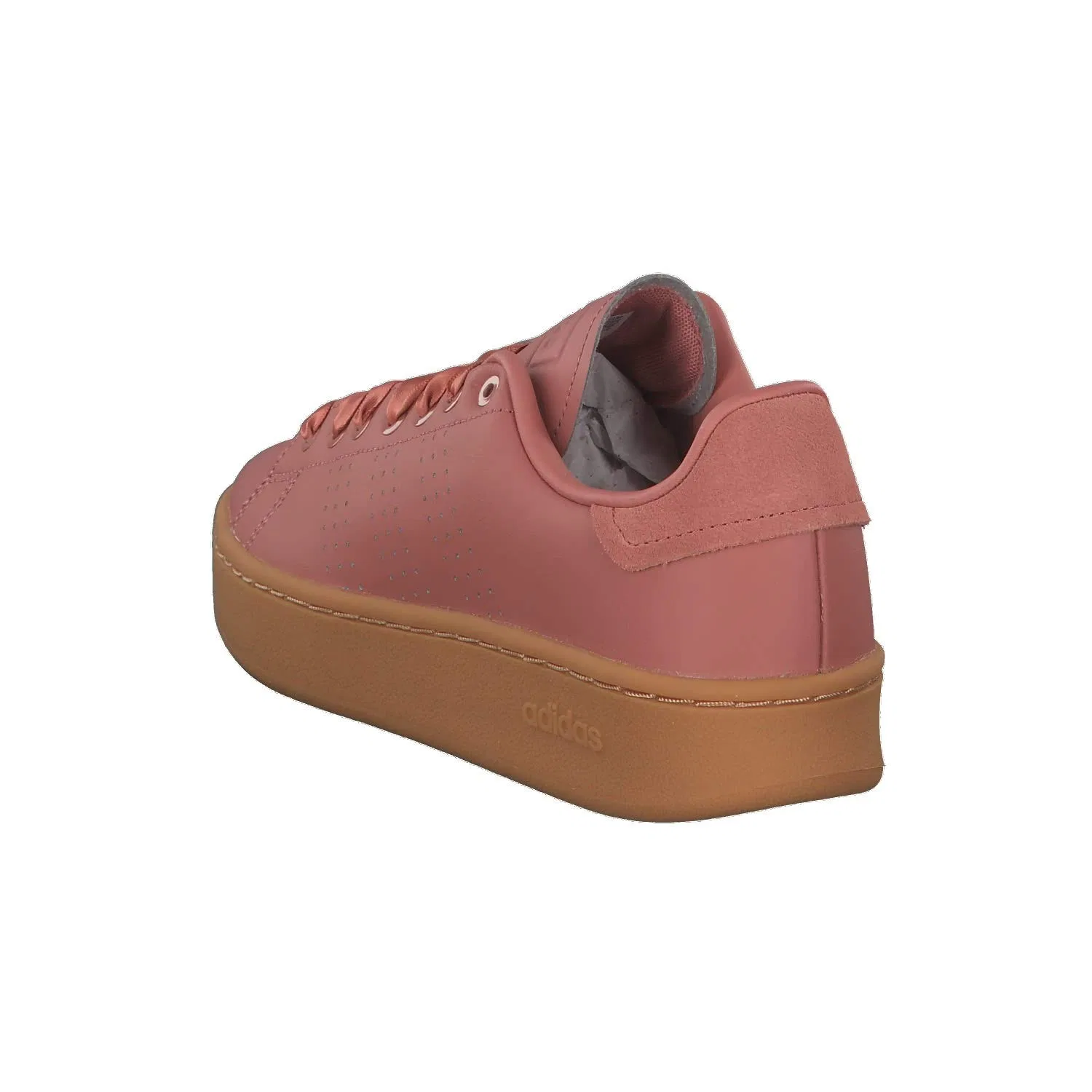 Детские кроссовки для тенниса с перфорированными полосками Adidas Advantage K, Raw Pink Raw Pink Gum10 — фото 4