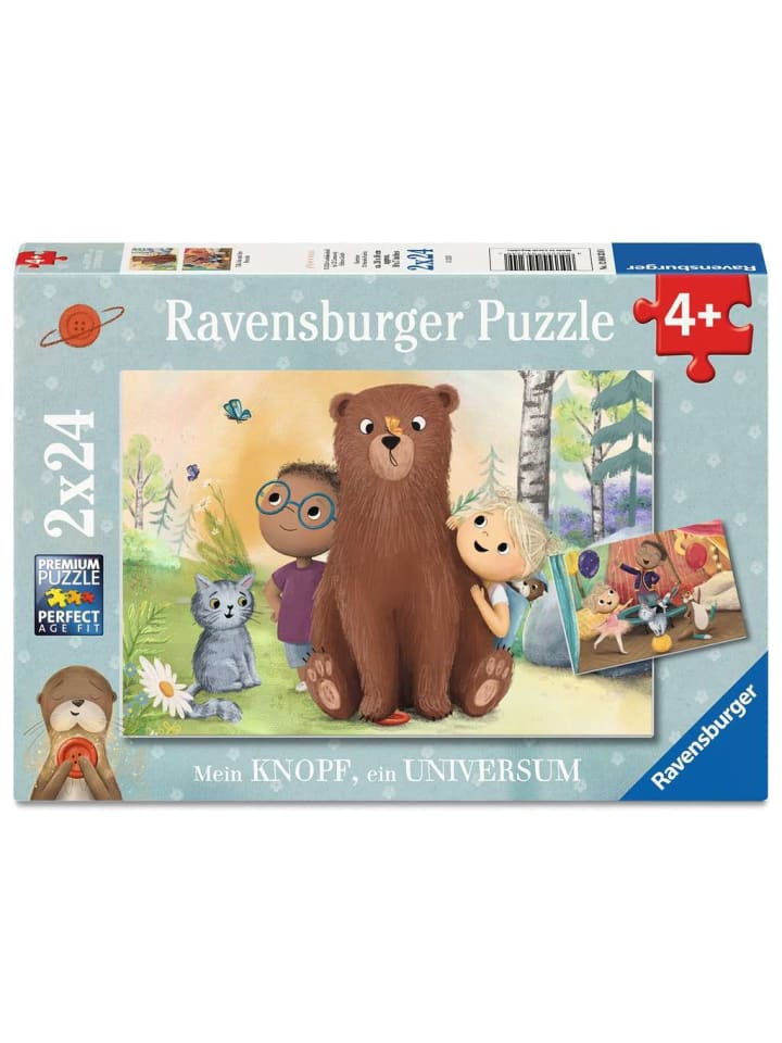 

Пазл Ravensburger, 24 детали. Моя кнопка: вселенная в цвете