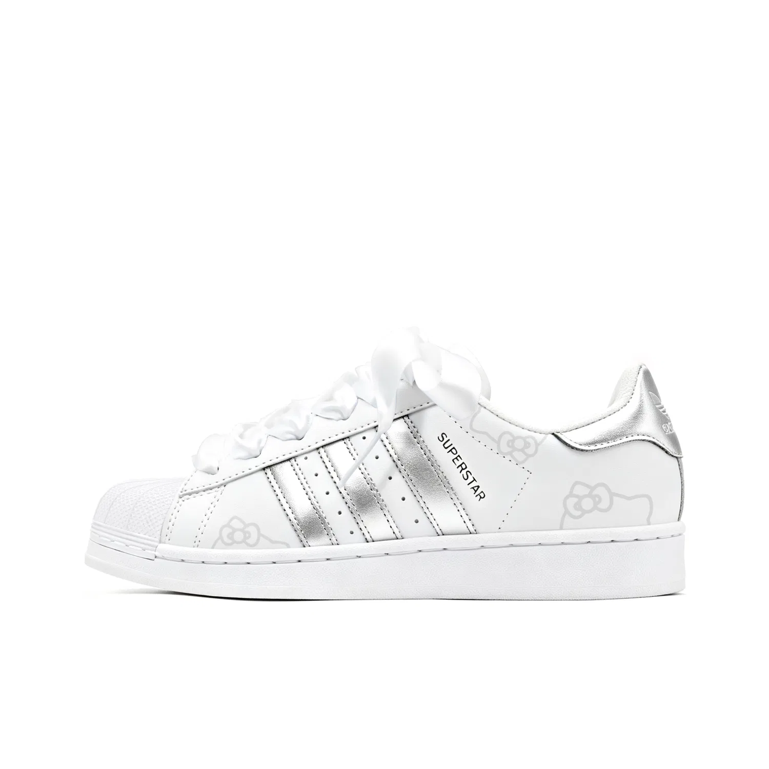 Детские кроссовки для скейтбординга Superstar 2, Adidas Originals, Silver White