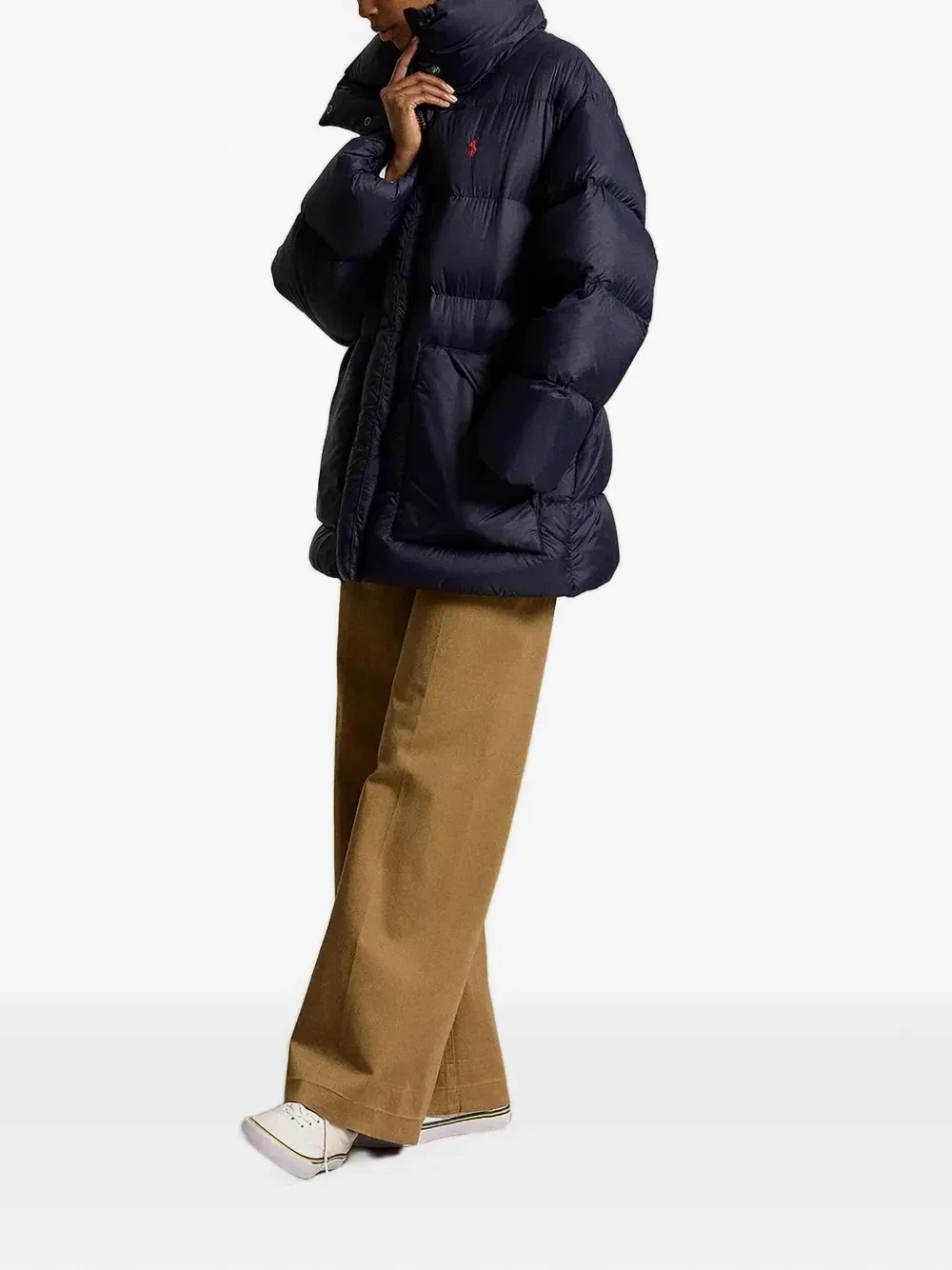 Увеличенная пуховая куртка POLO RALPH LAUREN, синий — фото 2