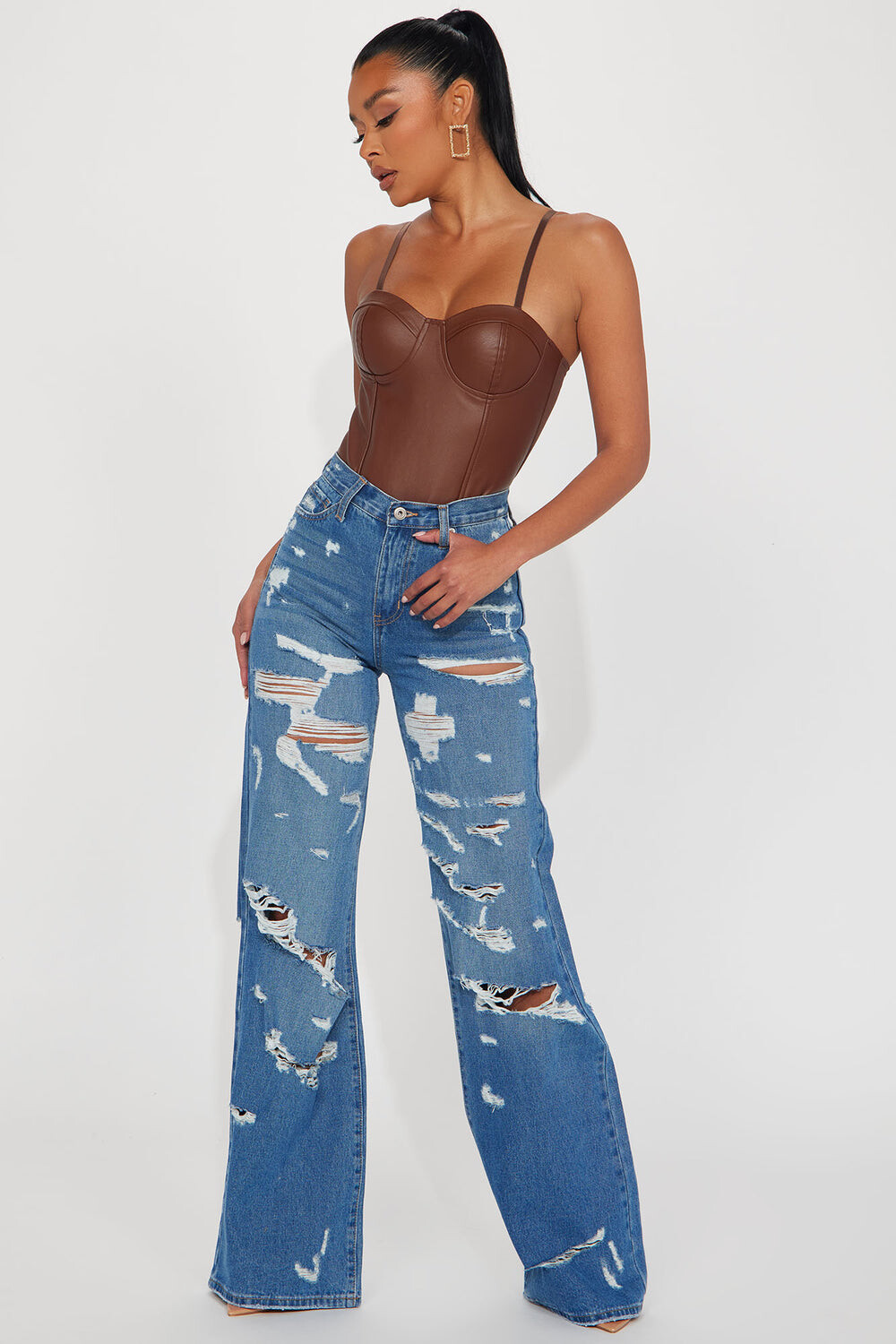

Джинсы Fashion Nova FN24378FT23T, синий