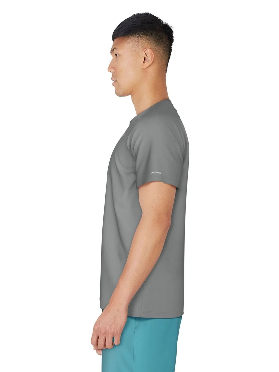 Футболка Nike Short Sleeve Hydroguard Sun Safe, серый — фото 4
