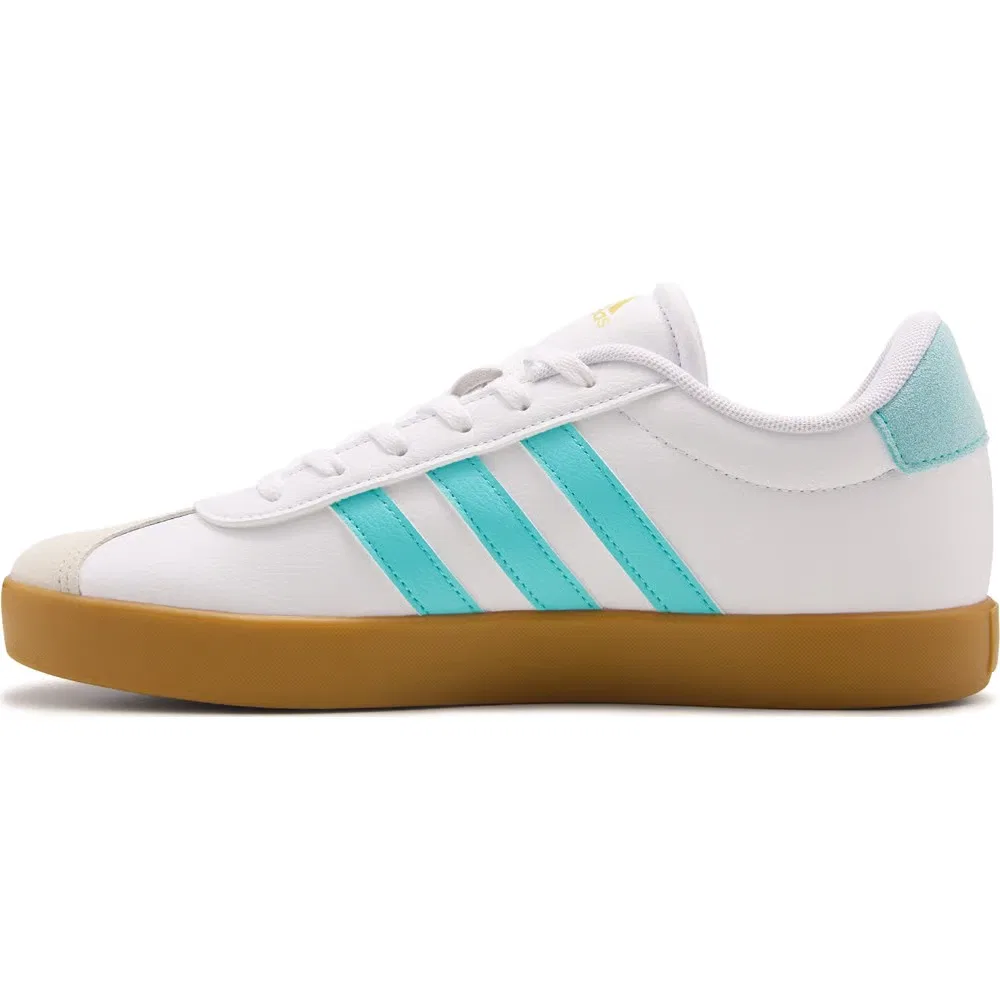 Детские кроссовки VL Court 3.0 Adidas, White/Blue — фото 3