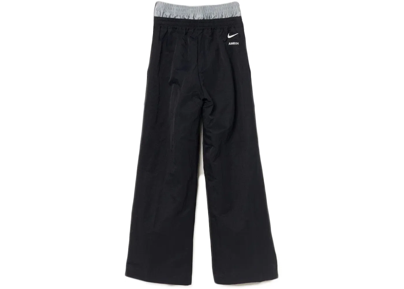 Женские спортивные штаны с принтом Nike x Ambush NBA Collection Nets Tearaway Pants, Black/White/Grey — фото 2