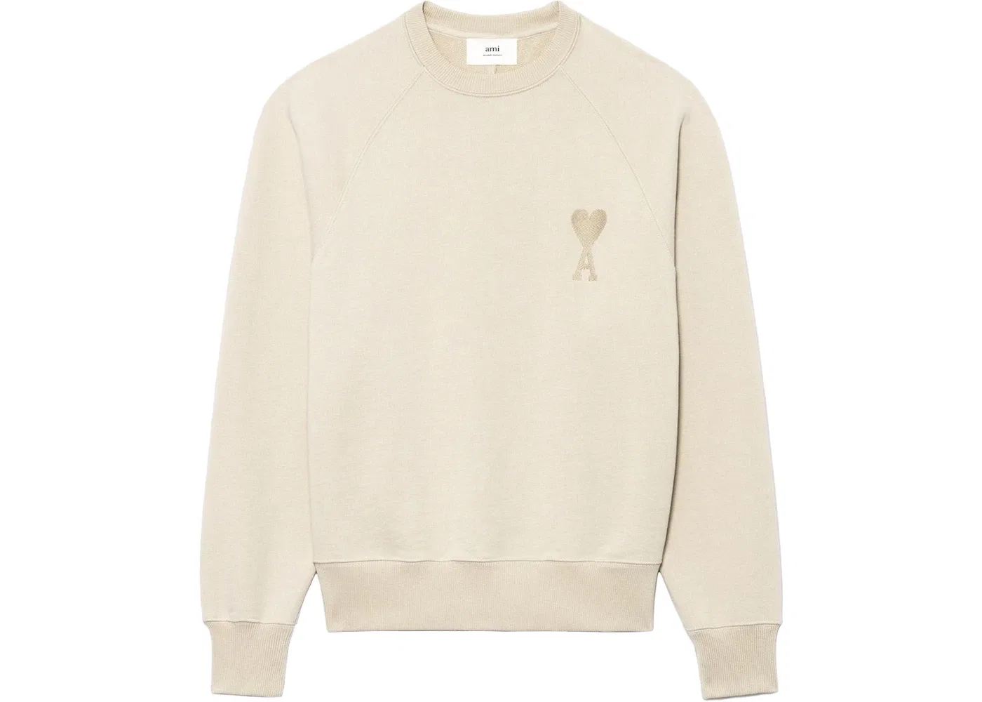 Мужской свитшот с принтом Ami De Coeur Ami Paris, Beige