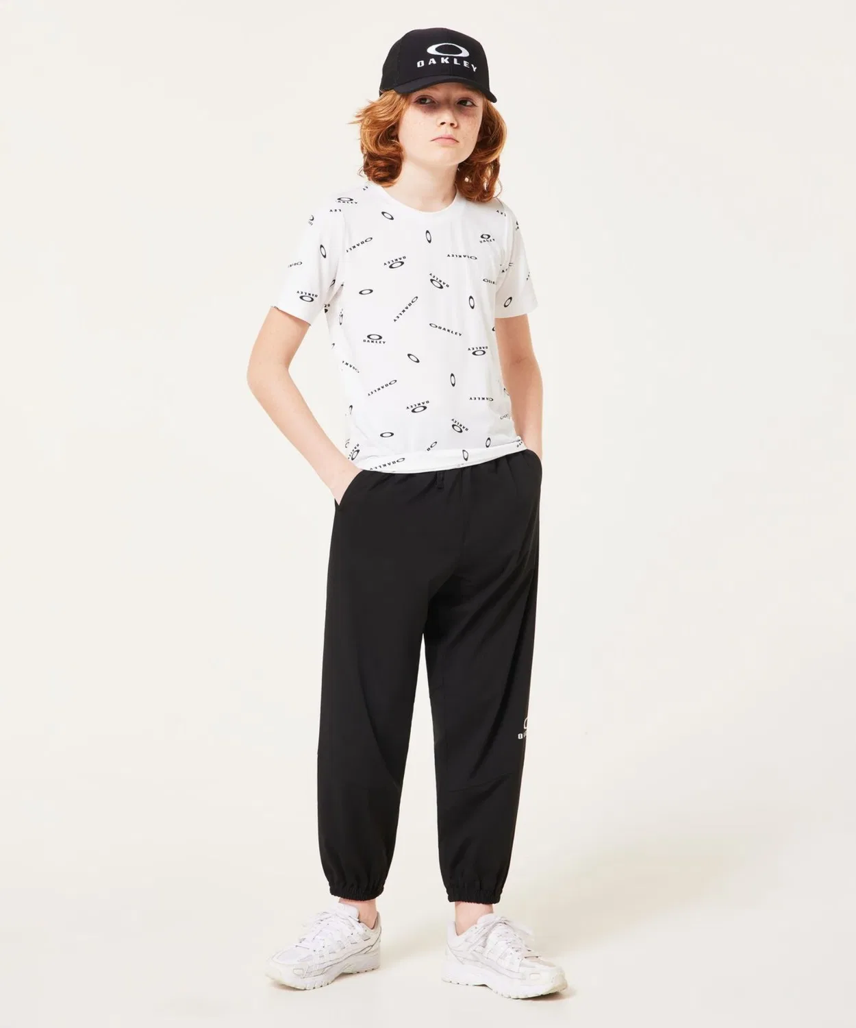 Детские штаны свободного кроя с принтом YTR Activate Jersey Pt 9.0 OAKLEY, Black — фото 2