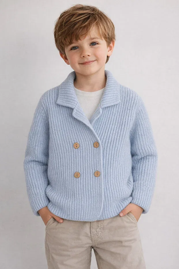 Детский кардиган с длинным рукавом Thessaloniki Minora, Baby Blue