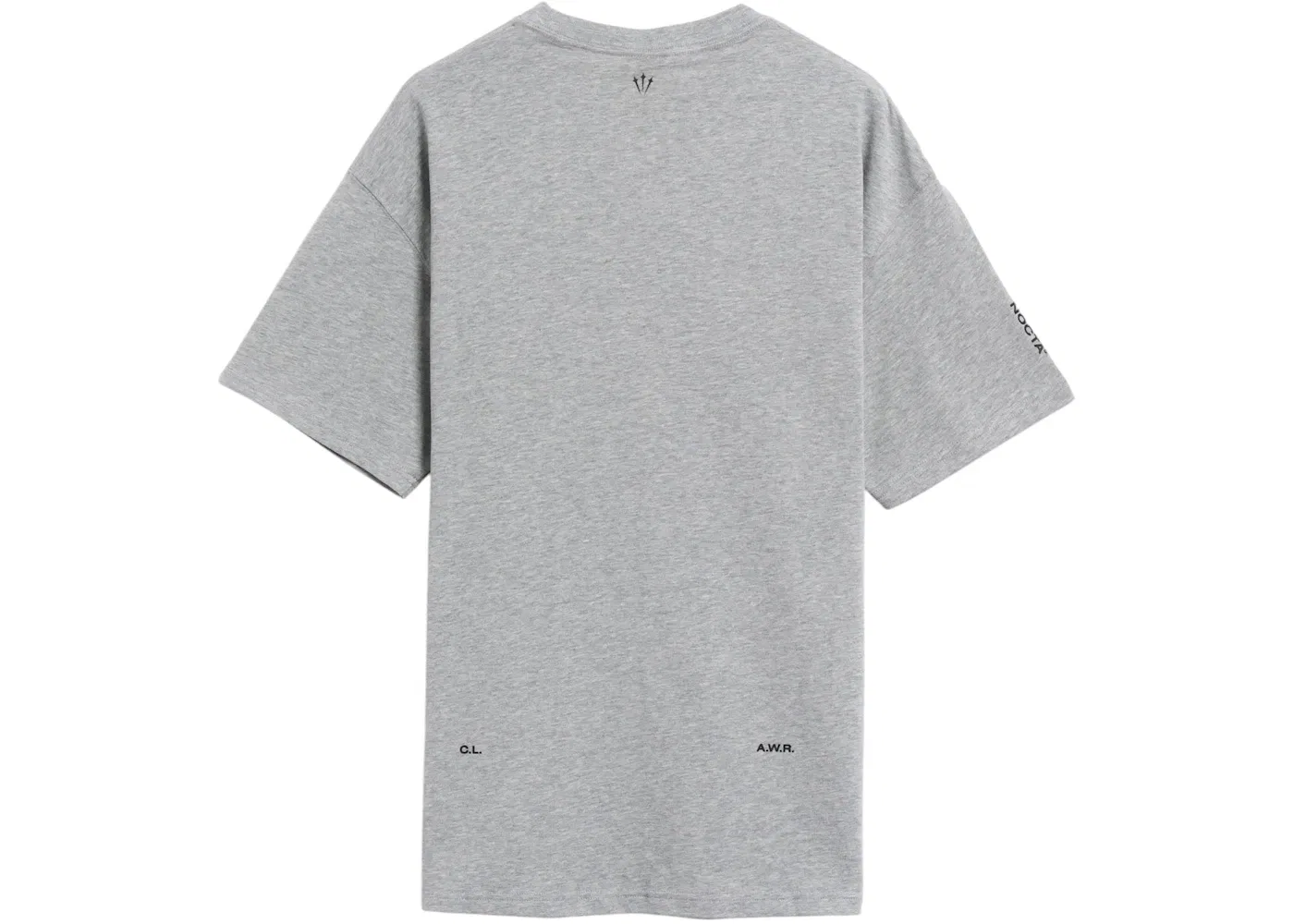 Мужская футболка с длинным рукавом Nike NOCTA CS T-Shirt, Dark Grey Heather/Black — фото 2