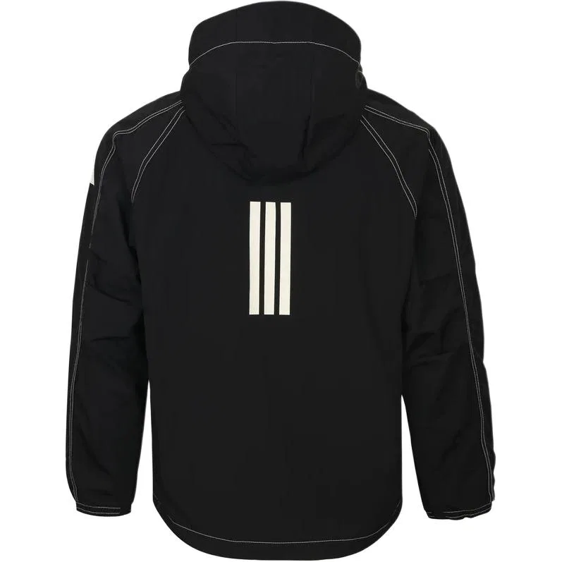 Детская куртка с капюшоном Adidas Moderate, Black — фото 3