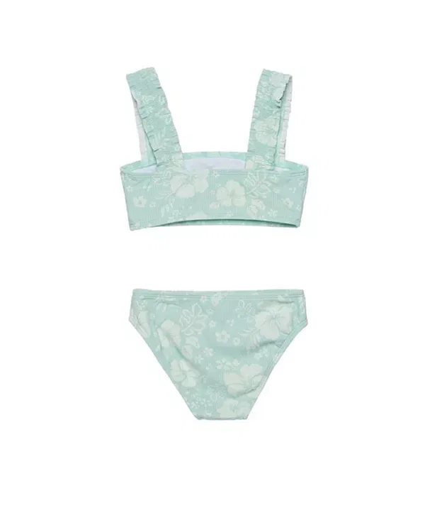 Детский купальник для девочек с текстурой California Dreams Textured Swim Set Gottex Kids, зеленый — фото 2
