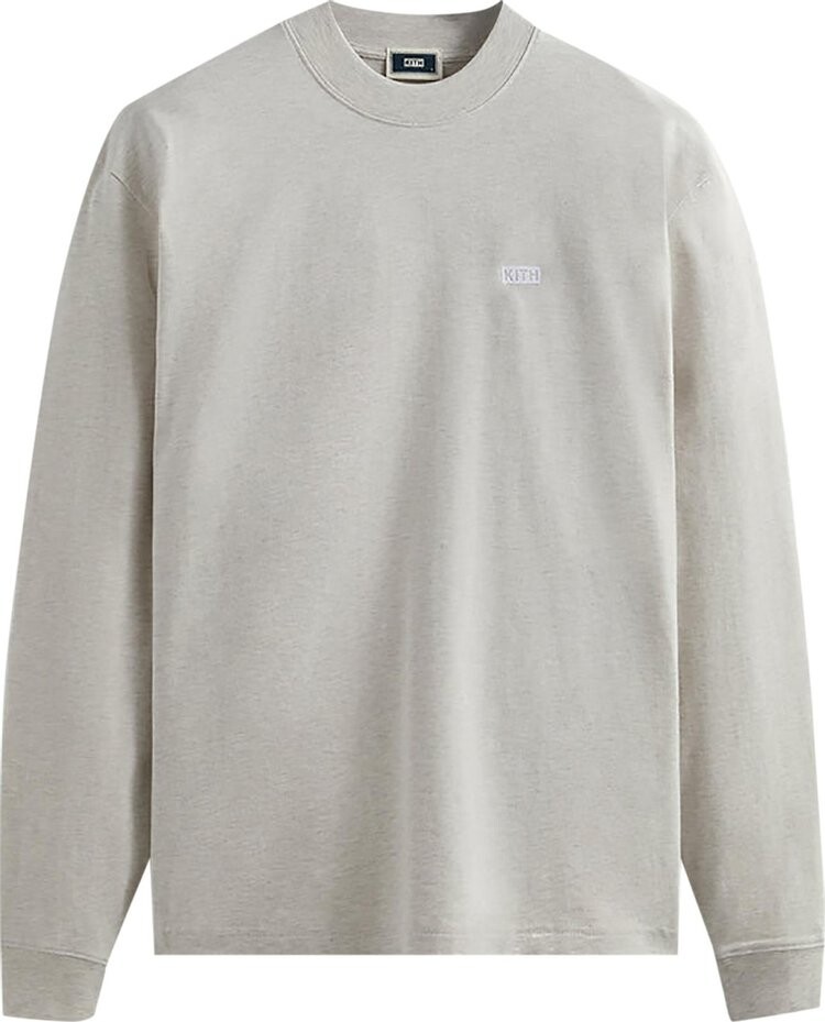 

Футболка Kith Mock Neck Lax Tee 'Hallow', серый