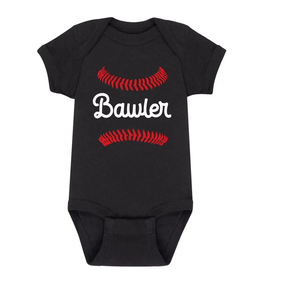 Боди-комбинезон с принтом Bawler Baby Instant Message, Black
