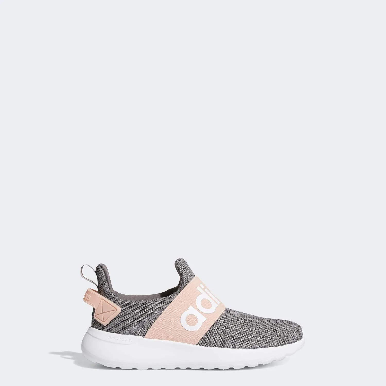 Детские кроссовки для мальчиков LITE Racer Adapt adidas, Grey/White/Glow Pink — фото 3