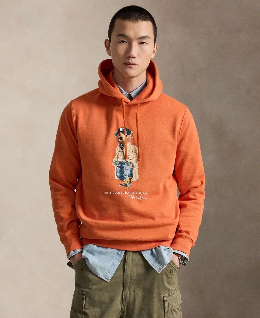 Худи с длинным рукавом Polo Bear Polo Ralph Lauren, Solar Sky-Heritage Bear