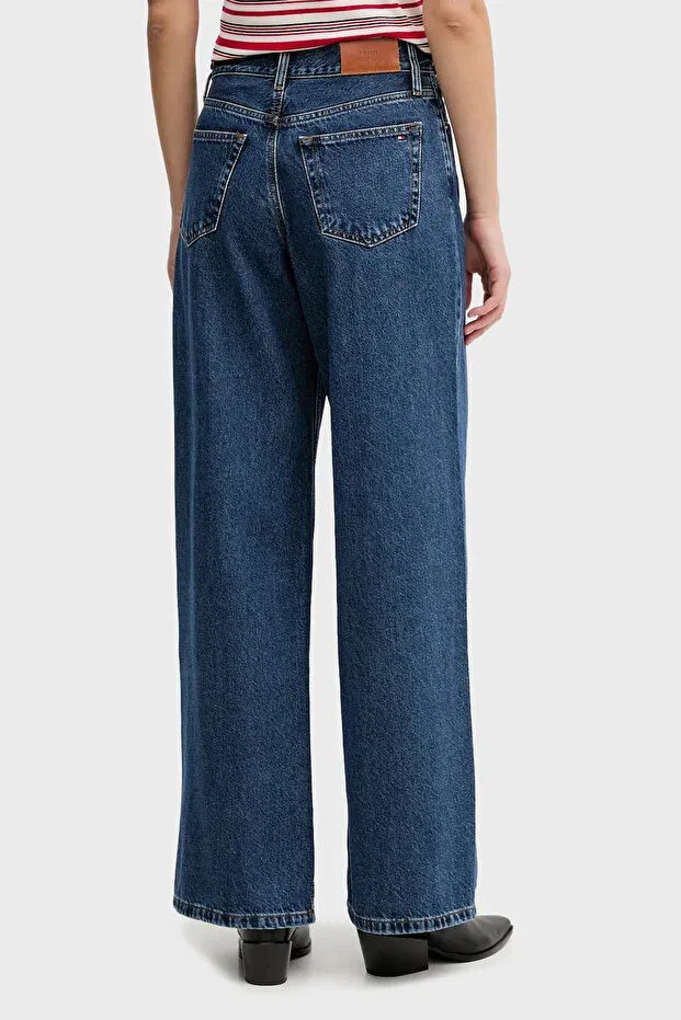 Женские джинсы с широкой штаниной Tommy Hilfiger, Blue — фото 3
