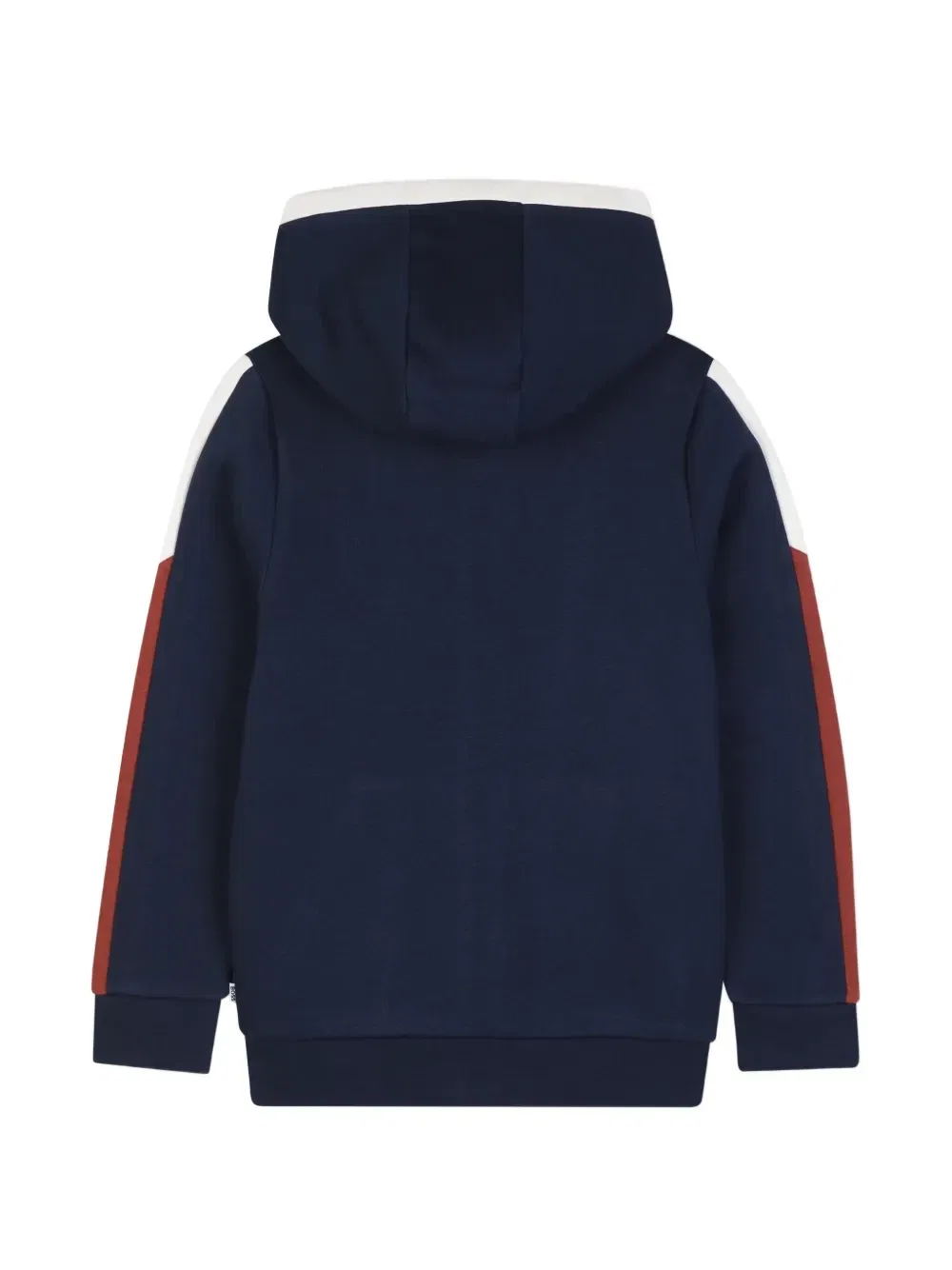 Худи в стиле колор-блок на молнии Boss Kidswear, синий — фото 2