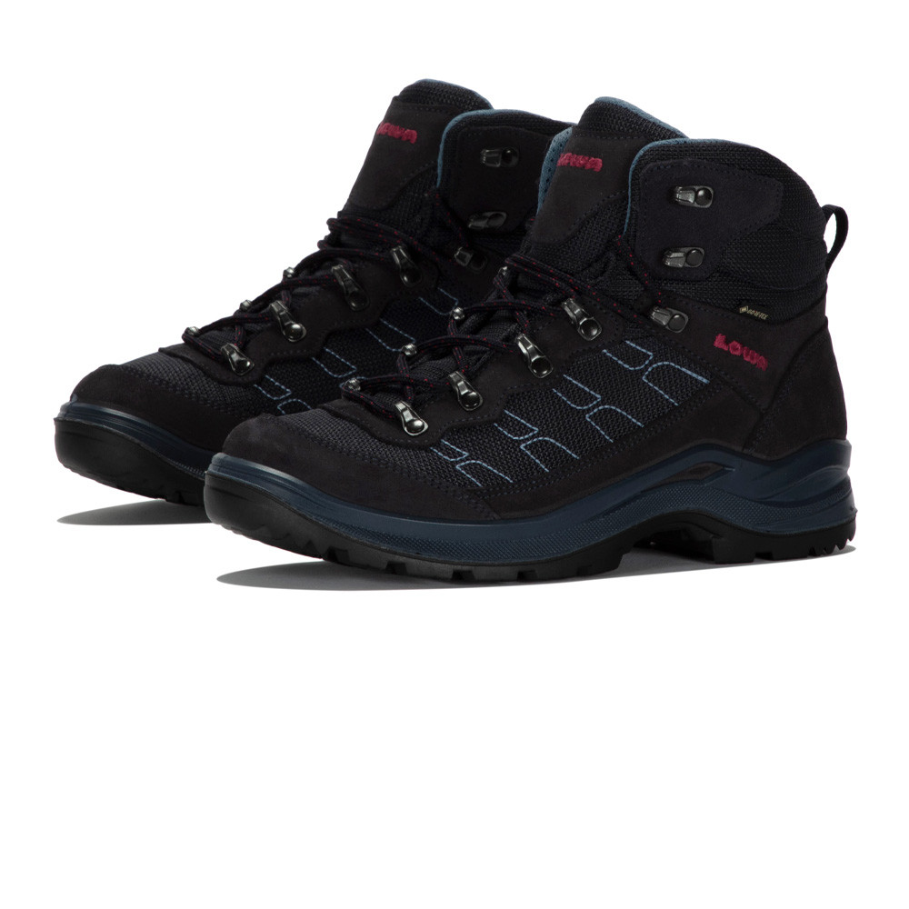 Ботинки женские Lowa Taurus Pro GORE-TEX Mid трекинговые на шнуровке, темно-синий