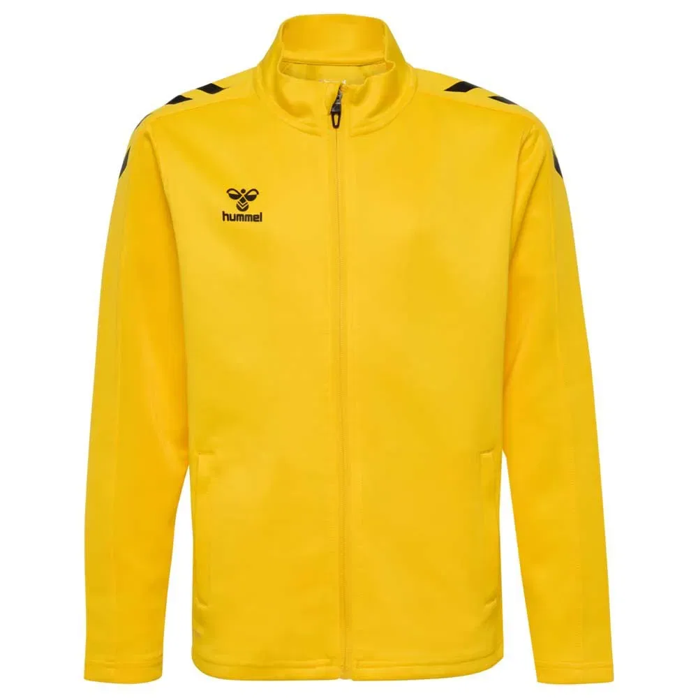 Детское худи с принтом Core XK Poly Hummel, Yellow