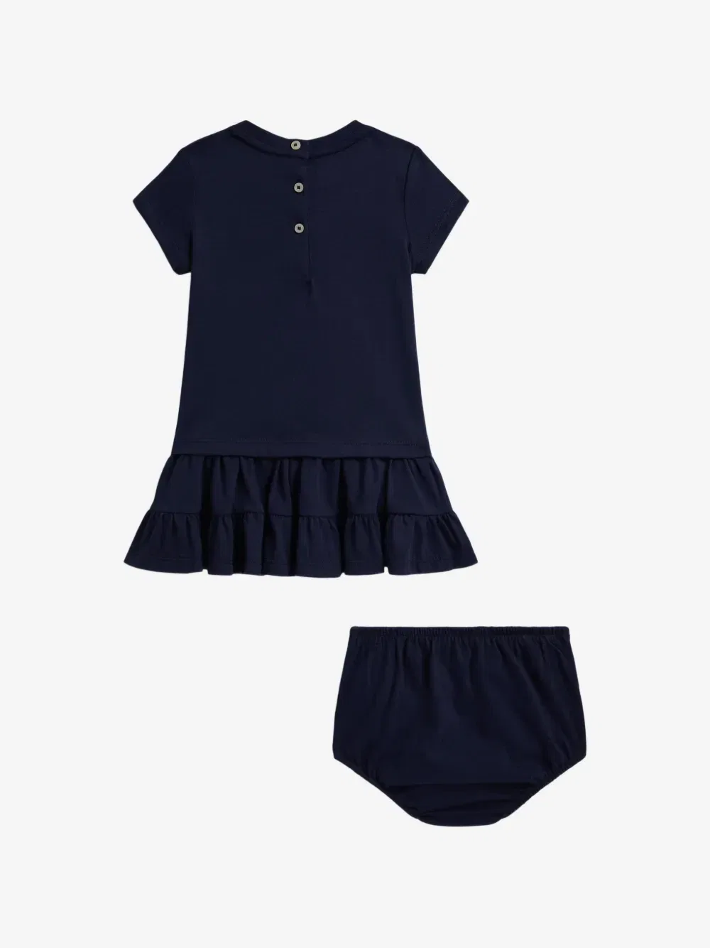 Ярусное платье polo bear POLO RALPH LAUREN KIDS, синий — фото 2