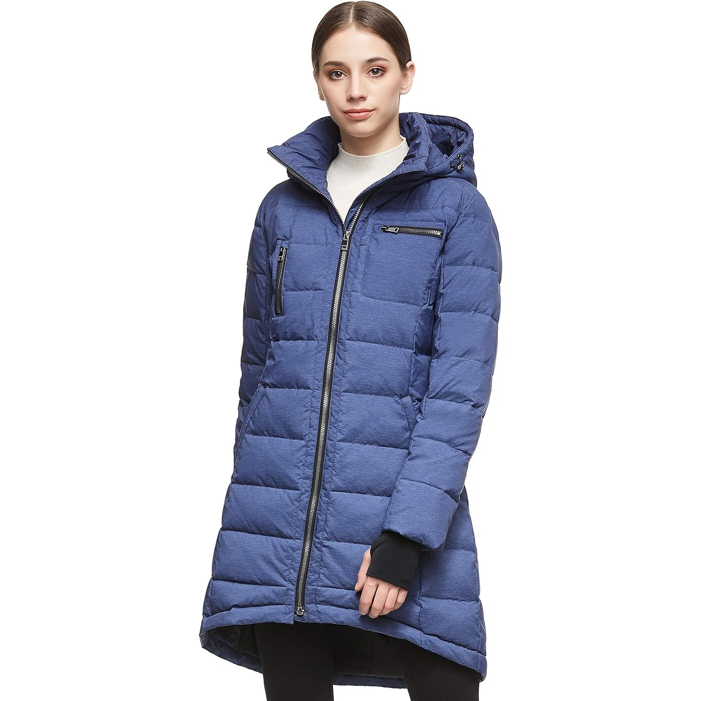 

Пуховик Orolay Women's Down Mid-Length, синий