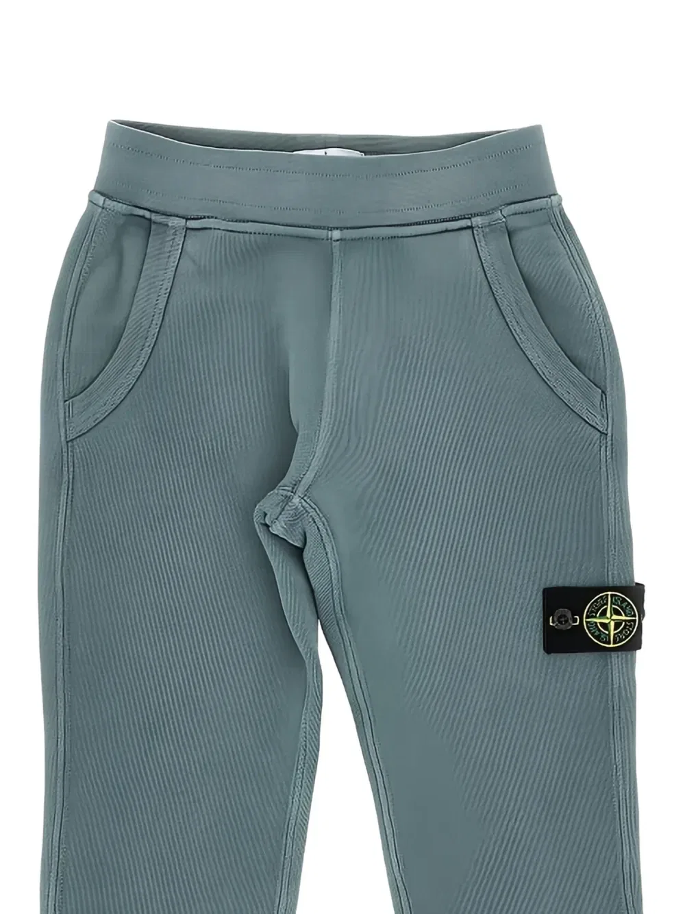 Спортивные штаны с патчем-компасом Stone Island Junior, синий — фото 2