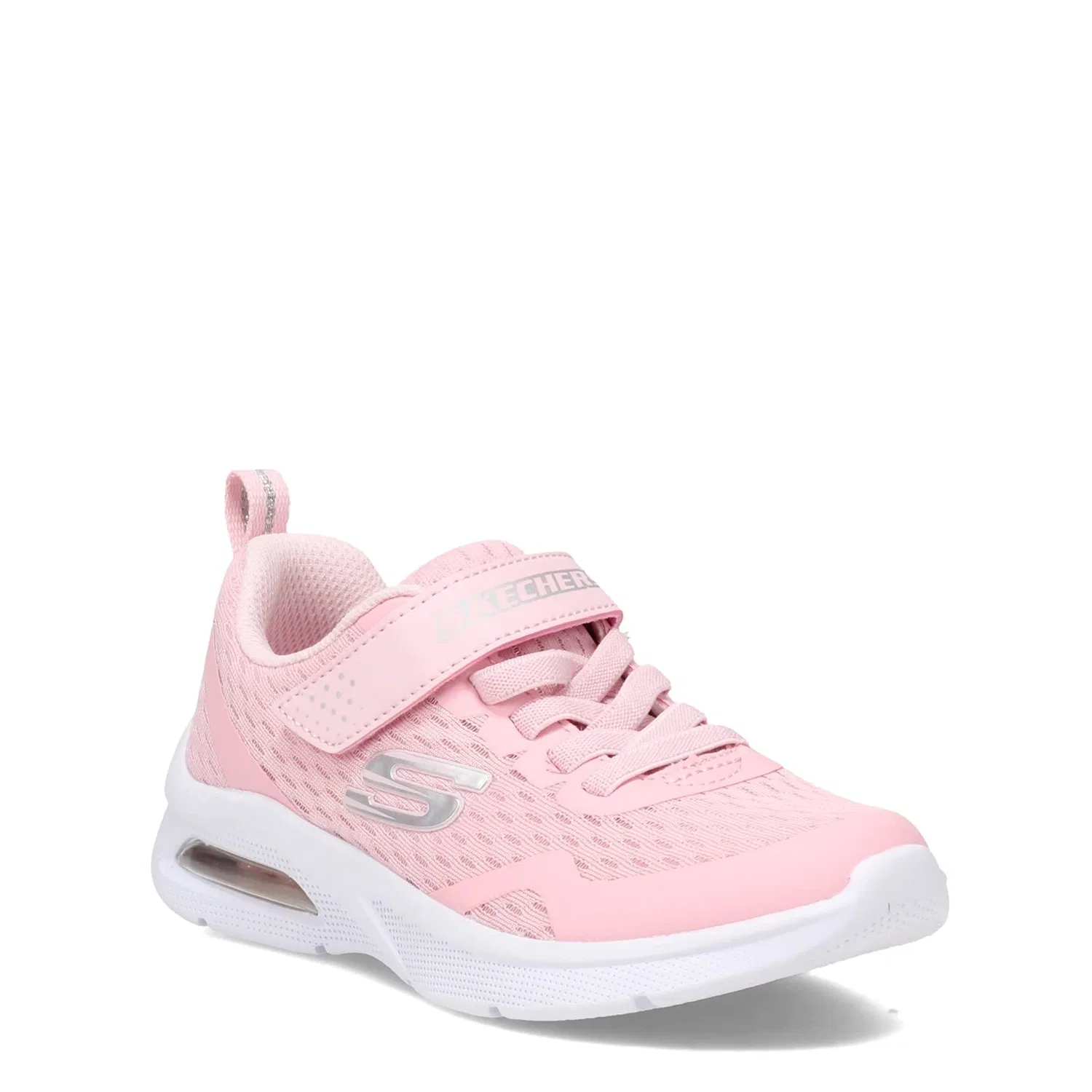 Детские кроссовки для девочек с принтом Microspec Max Skechers, Pink Light — фото 2