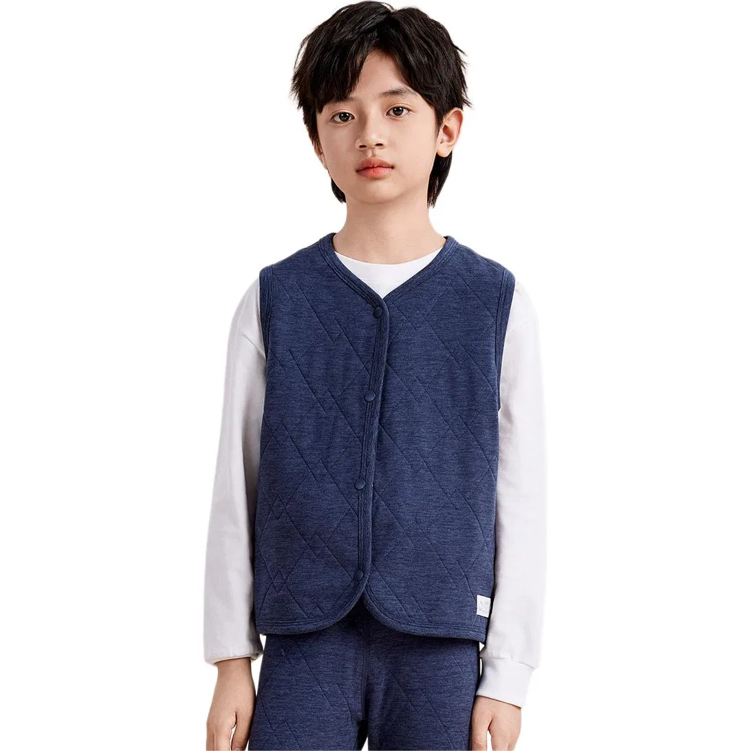 Детский жилет без рукавов Red bean, Navy Blue
