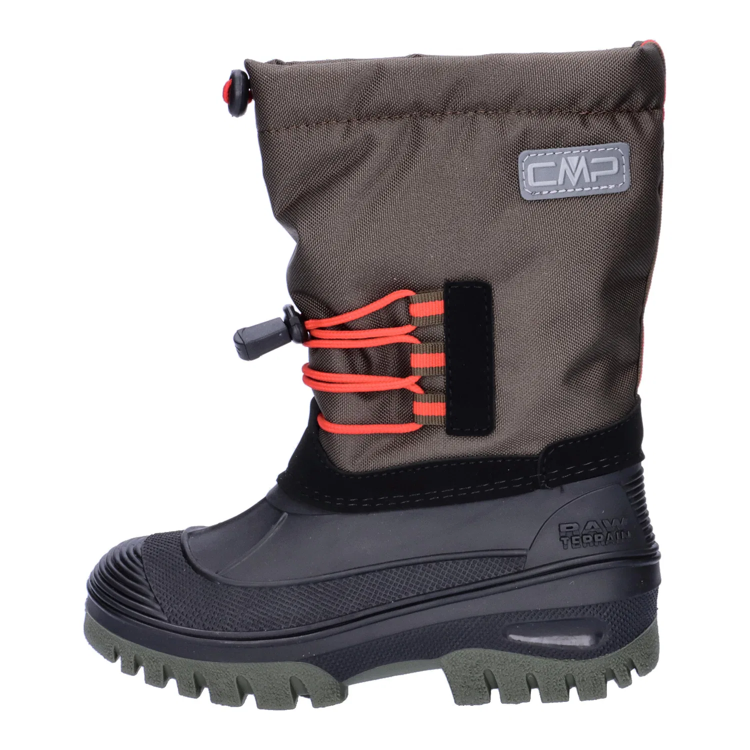 Детские зимние ботинки водонепроницаемые Ahto WP Snow Boots Cmp, Grun Olivgrun Beige — фото 2