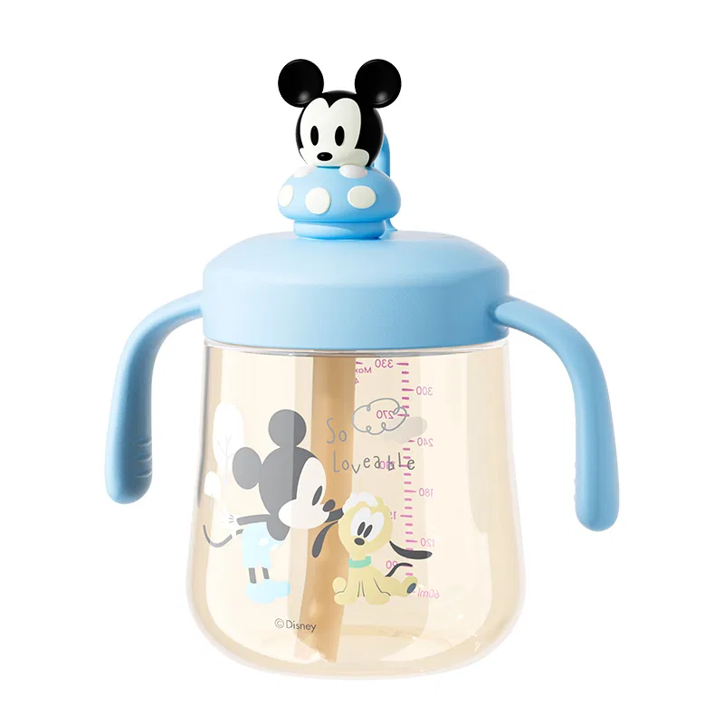 Детский стакан с ручкой Mickey Mouse 400 мл Disney, Mickey Mouse with Handle/2 Pcs Nozzle