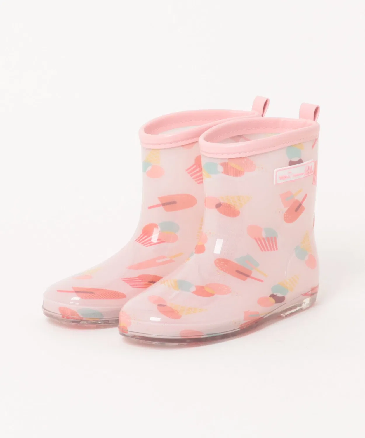 Детские резиновые сапоги с принтом Wpc. Patterns, Pink