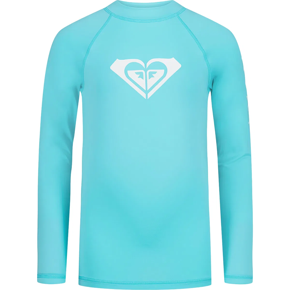 Детский рашгард для девочек с длинным рукавом Whole Hearted Roxy, Blue Radiance