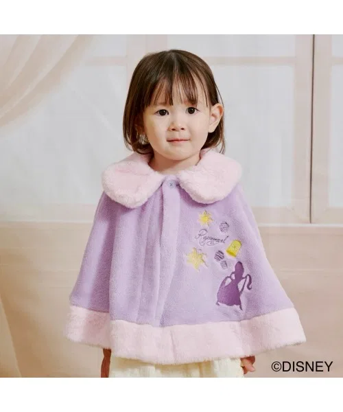 Детская пончо с вышивкой Disney Sophitica × tsumashi1118, Purple