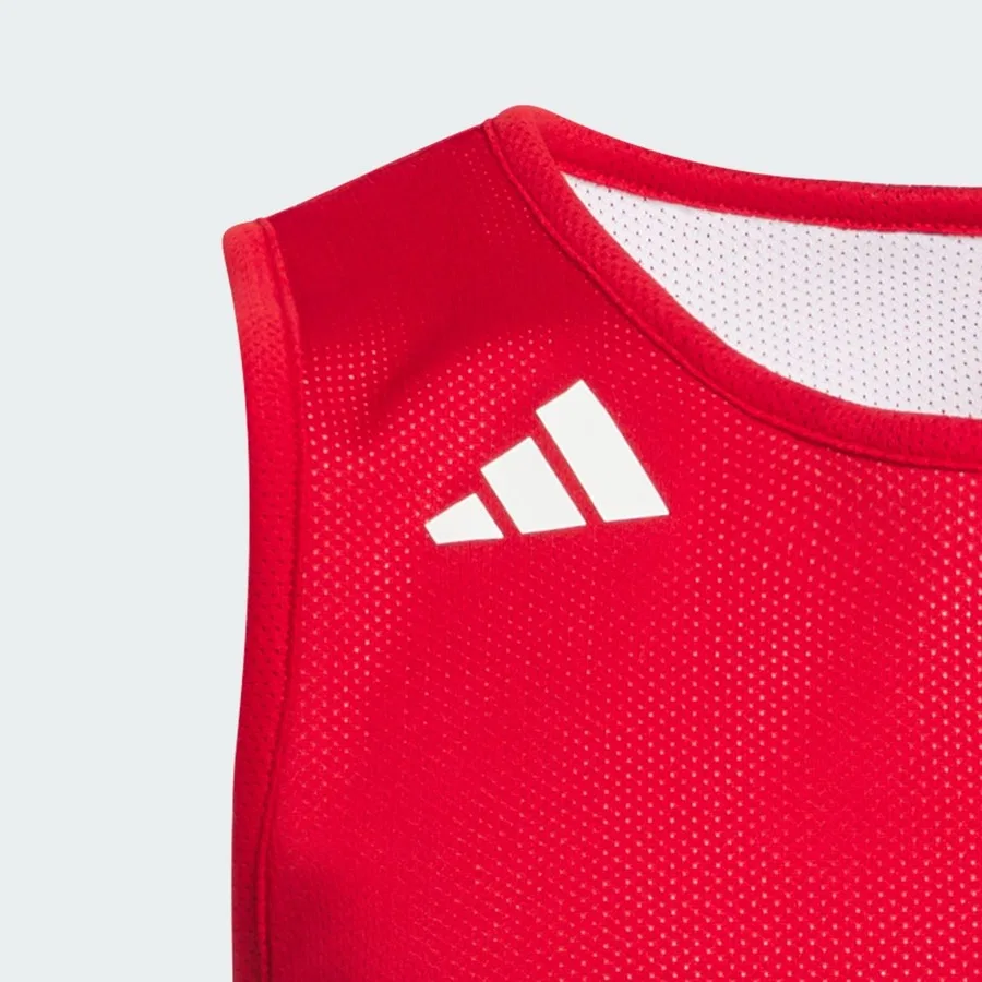 Детская футболка-безрукавка с принтом EVRYDAY PRO J adidas, Красный — фото 3