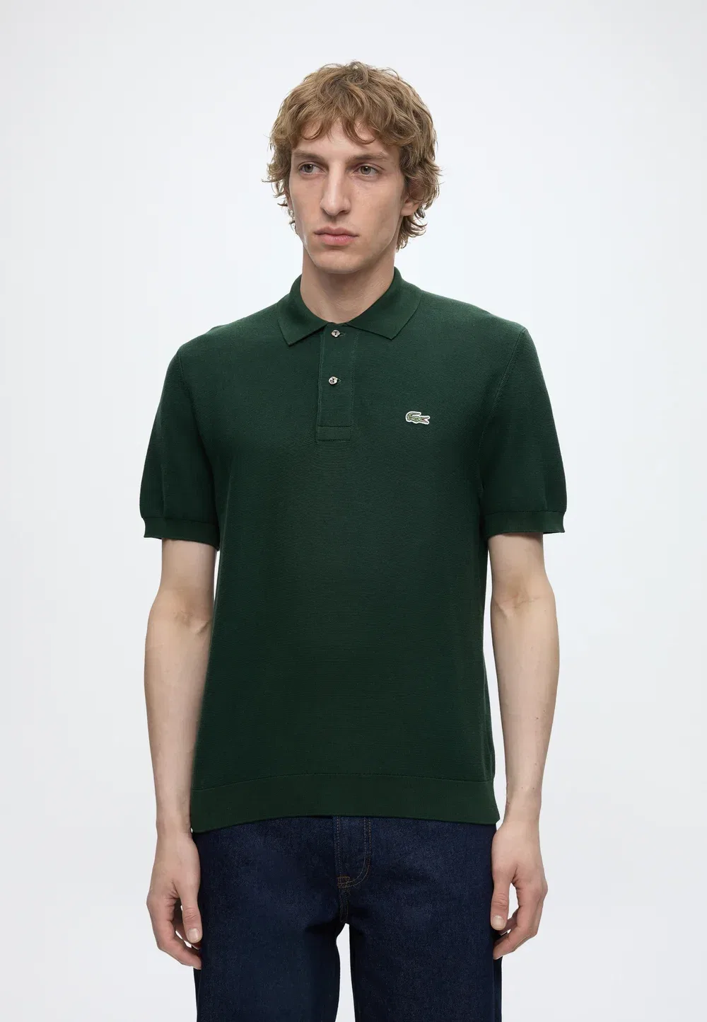 Рубашка поло Lacoste зеленый