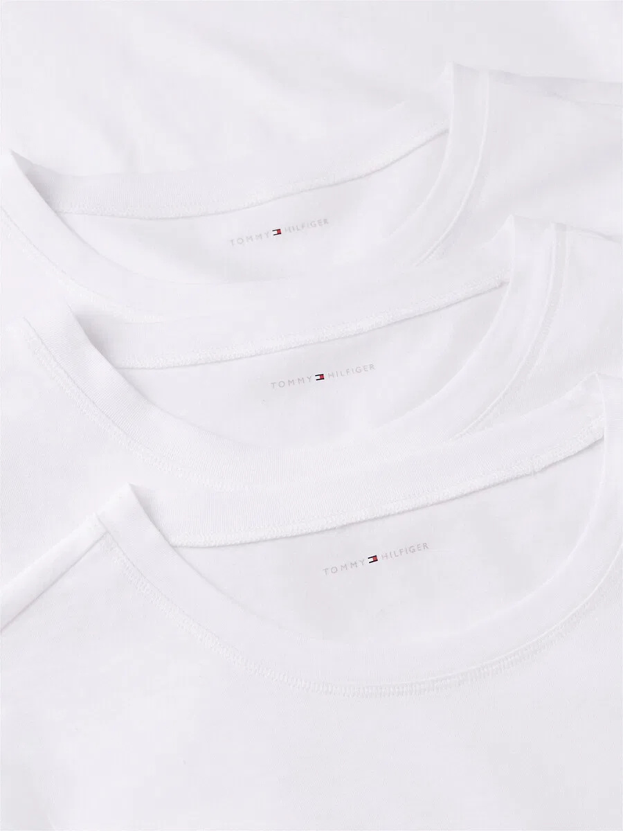 Футболка TOMMY HILFIGER Heritage белого цвета — фото 3