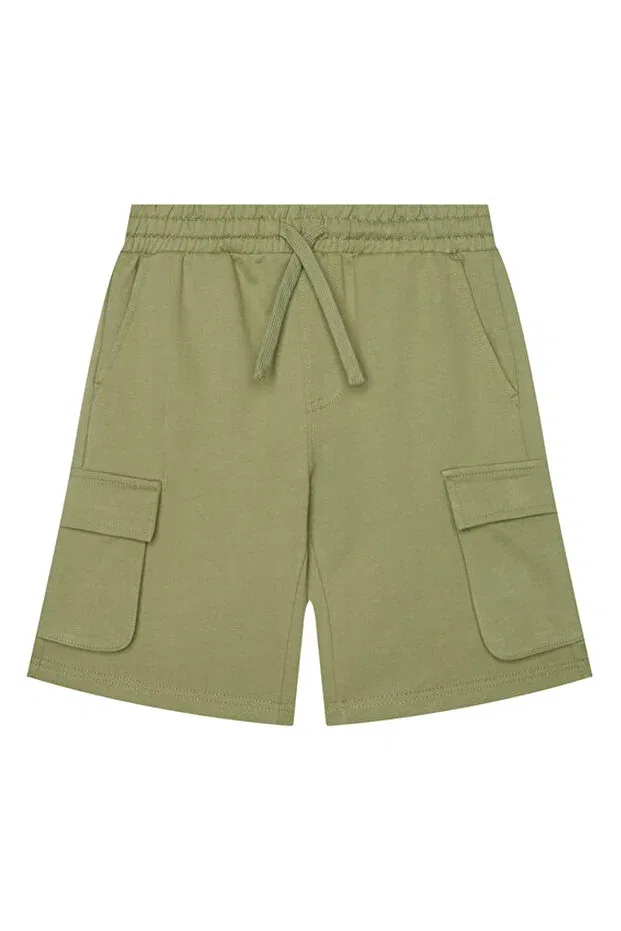 Детские шорты для мальчиков полосатые United Colors Of Benetton, Khaki — фото 2