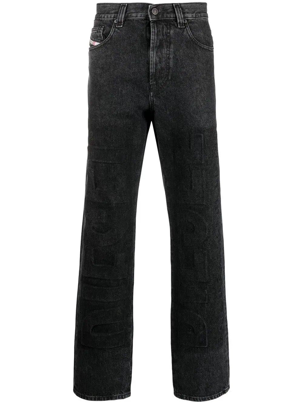 Прямые джинсы 2010 Diesel, черный