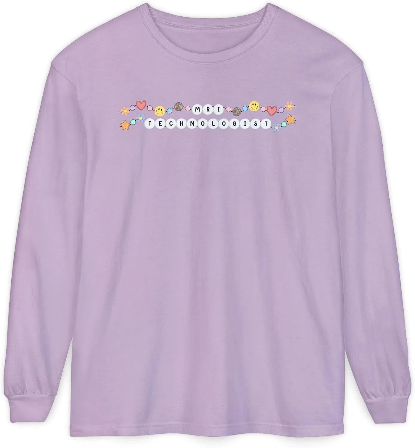 Мужская футболка с длинным рукавом Comfort Colors 6014, Orchid