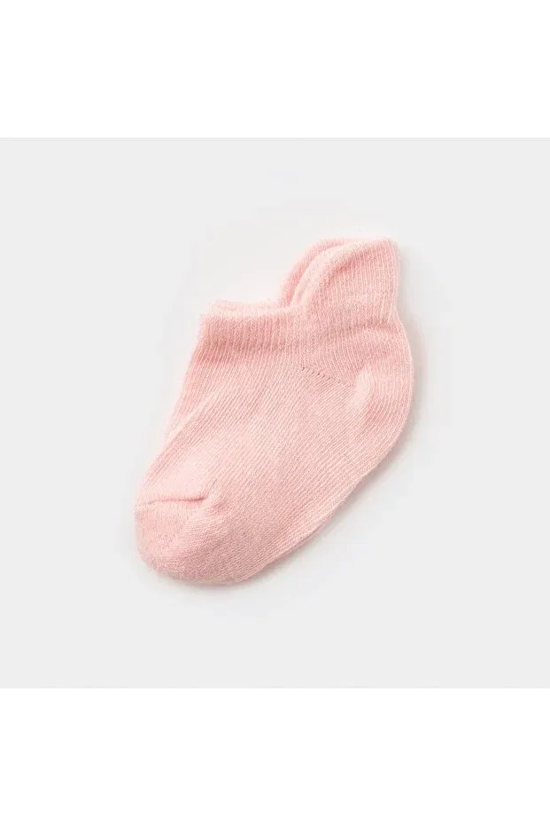 Детские носки хлопковые Basic sneakers baby socks Biorganic, Pink