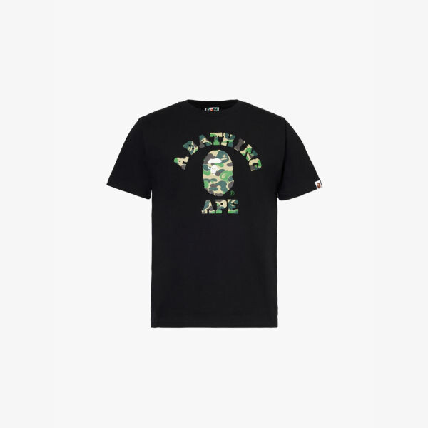 

Футболка из хлопкового джерси с графическим принтом Abc College A Bathing Ape, черный