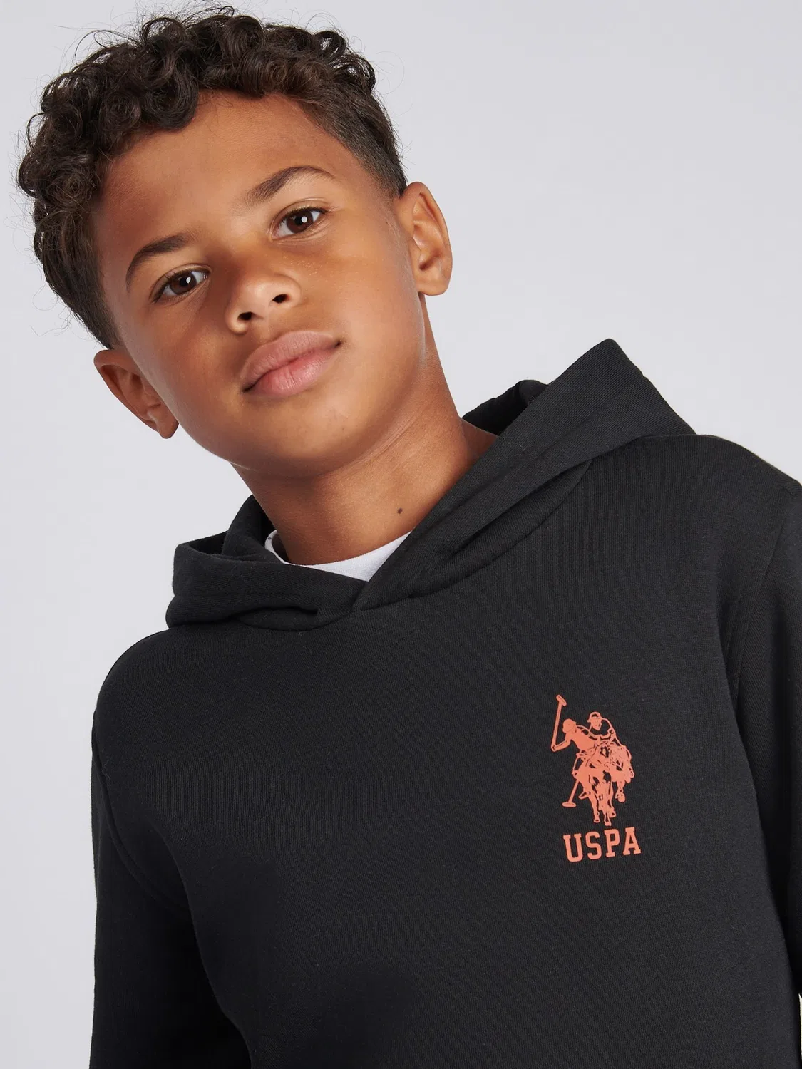 Детский спортивный костюм Player 3 U.S. Polo Assn., черный — фото 2