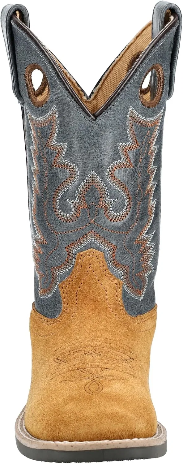 Детские сапоги для мальчиков с принтом Tex Smoky Mountain Western Boots Boys Smoky Mountain Boots, Tan/Blue — фото 2