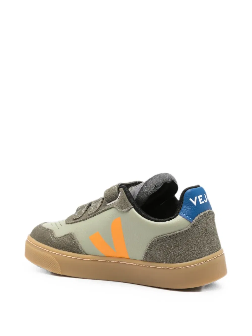 Кроссовки на липучках V-90 Veja Kids, зеленый — фото 2